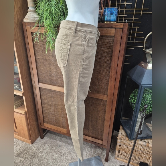 Stylish Tan Corduroy Pants - Picture 2 of 9